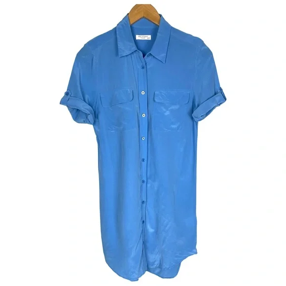 equipment femme shirt dress Equipment | Dresses | Equipment Femme Silk Button Front Shirt Dress